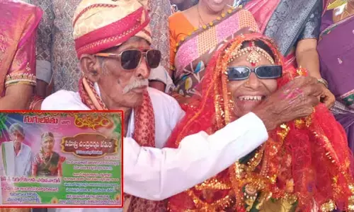 ఆయనకు 80.. ఆమెకు 70.. ఓ వృద్ధ జంట వివాహం