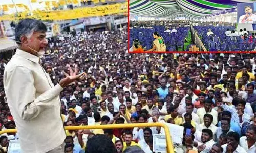 టీడీపీ సభలు కళకళ..వైసీపీ సభలు వెలవెల