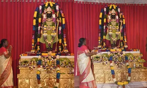 President Murmu: అయోధ్య బాల రాముడి సన్నిధిలో రాష్ట్రపతి ద్రౌపది ముర్ము