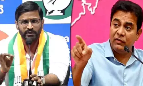 హార్వర్డ్ యూనివర్సిటీలో రైజింగ్ తెలంగాణ విజన్‌ను చెప్పారు : కేటీఆర్‌పై కాంగ్రెస్ ఎమ్మెల్సీ కౌంటర్