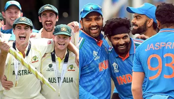 ICC Rankings: టాప్ ప్లేస్ కోల్పోయిన టీమిండియా.. దూసుకొచ్చిన ఆస్ట్రేలియా ICC Rankings: టాప్ ప్లేస్ కోల్పోయిన టీమిండియా.. దూసుకొచ్చిన ఆస్ట్రేలియా