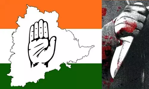 తెలంగాణలో కాంగ్రెస్ నేత దారుణ హత్య.. వెంటాడి మరీ పబ్లిక్‌గా గొంతు కోసిన దుండగులు