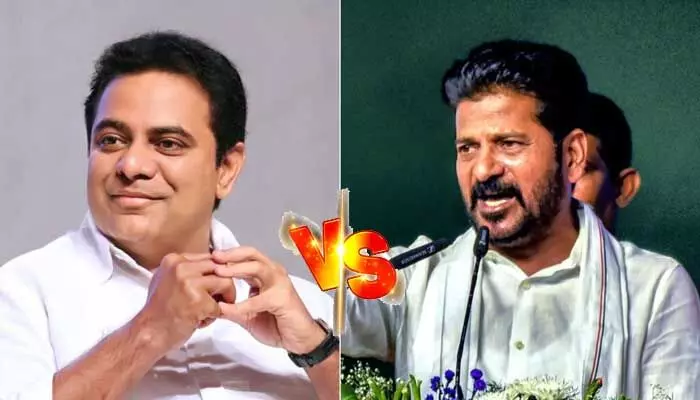 కేటీఆర్ చీర కట్టుకొని ఆ పని చేయు.. సీఎం రేవంత్ రెడ్డి సంచలన వ్యాఖ్యలు కేటీఆర్ చీర కట్టుకొని ఆ పని చేయు.. సీఎం రేవంత్ రెడ్డి సంచలన వ్యాఖ్యలు