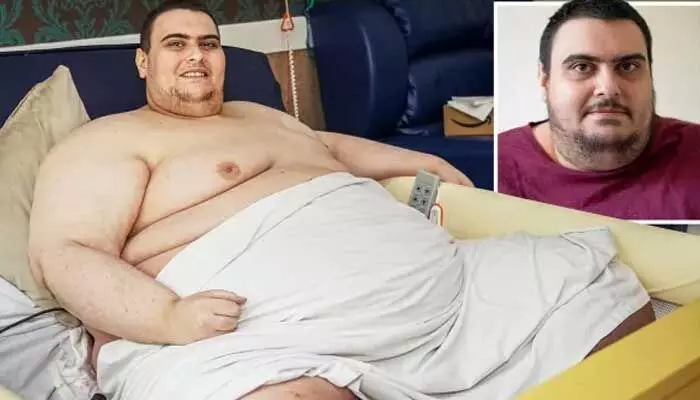 Britains heaviest men: అతి చిన్న వయసులో 317 కిలోల బరువున్న యువకుడు.. చివరికి..? Britains heaviest men: అతి చిన్న వయసులో 317 కిలోల బరువున్న యువకుడు.. చివరికి..?