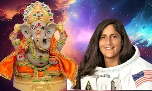 Sunita Williams: అంతరిక్షంలోకి గణేషుడు.. సునీతా విలియమ్స్