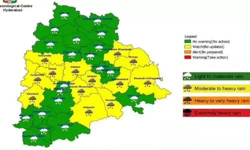 Rain Alert: రాష్ట్ర ప్రజలకు వాతావరణ శాఖ కీలక సూచన.. ఆ జిల్లాల్లో మూడు రోజుల పాటు భారీ వర్షాలు