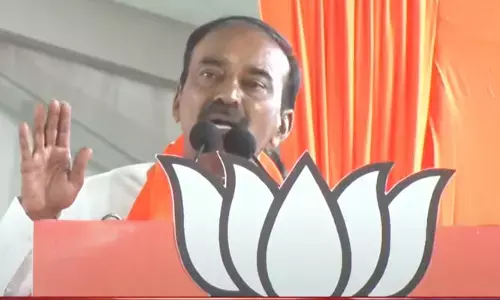 BREAKING: ఈడబ్ల్యూఎస్ రిజర్వేషన్లు ఇచ్చిన మోడీ.. రిజర్వేషన్లను ఎలా రద్దు చేస్తారు: కాంగ్రెస్‌కు ఈటల రాజేందర్ కౌంటర్