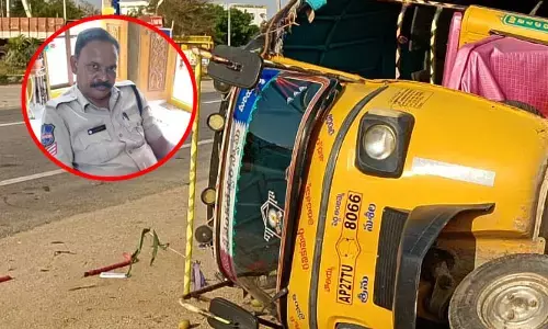 ఘోర రోడ్డు ప్రమాదం.. అక్కడికక్కడే హెడ్ కానిస్టేబుల్ దుర్మరణం