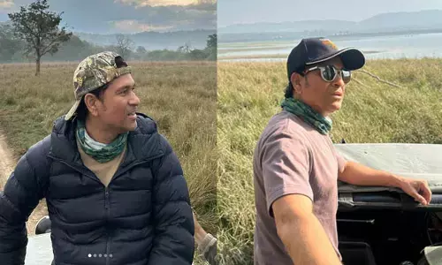 Sachin Tendulkar: జిమ్ కార్బెట్ సఫారీలో లిటిల్ మాస్టర్.. సోషల్ మీడియాలో ఫొటోలు వైరల్