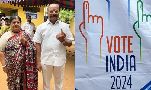 హైదరాబాద్‌లో ఓటు వేసిన త్రిపుర గవర్నర్