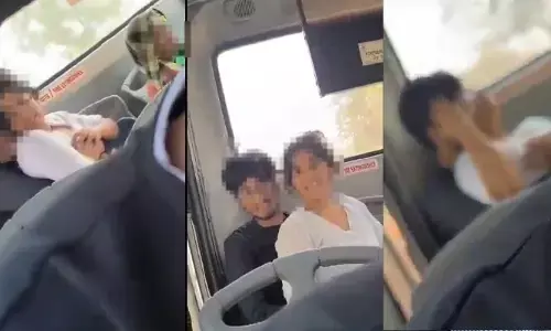 Viral video: ఇదేం పాడు పని! ప్రజారవాణా బస్సులో రెచ్చిపోయిన ప్రేమికులు.. వీడియో ఇదిగో!