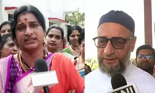 ఎదురుపడిన బీజేపీ, MIM ఎంపీ అభ్యర్థులు.. రెచ్చిపోయిన ఇరు పార్టీ శ్రేణులు