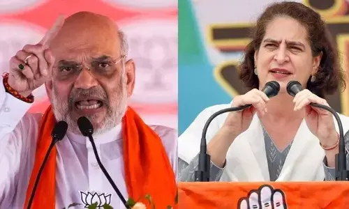 మహిళల కదలికలపై నిఘా ఉంచారా? అమిత్ షాకు ప్రియాంక గాంధీ కౌంటర్