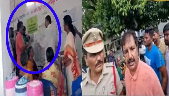 గుంటూరు ఎస్పీని కలిసిన ఎమ్మెల్యే శివకుమార్ బాధితుడు.. ఎందుకంటే..! గుంటూరు ఎస్పీని కలిసిన ఎమ్మెల్యే శివకుమార్ బాధితుడు.. ఎందుకంటే..!