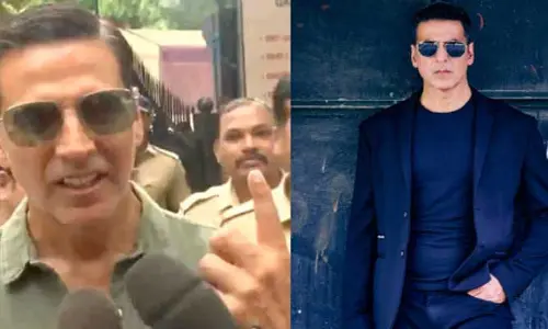 తొలిసారి భారత్‌లో ఓటువేసిన హీరో అక్షయ్ కుమార్