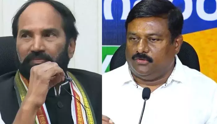హైదరాబాద్కు వచ్చిన తర్వాత మాట్లాడుతా: మంత్రి ఉత్తమ్ హైదరాబాద్కు వచ్చిన తర్వాత మాట్లాడుతా: మంత్రి ఉత్తమ్