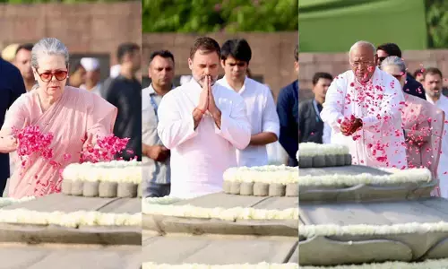 మాజీ ప్రధాని రాజీవ్ గాంధీ వర్ధంతి.. నివాళులర్పించిన సోనియా, రాహుల్, ఖర్గే, మోడీ