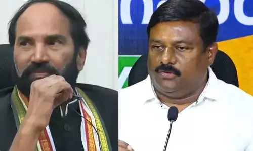 హైదరాబాద్‌కు వచ్చిన తర్వాత మాట్లాడుతా: మంత్రి ఉత్తమ్