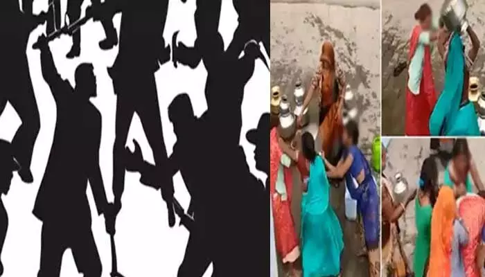 నీళ్ల కోసం పొట్టుపొట్టు కొట్టుకున్న మహిళలు.. ఆ పంచాయితీని సైతం వదలని వైసీపీ నేతలు.. నీళ్ల కోసం పొట్టుపొట్టు కొట్టుకున్న మహిళలు.. ఆ పంచాయితీని సైతం వదలని వైసీపీ నేతలు..