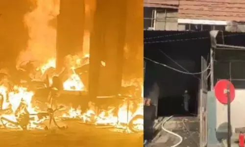హర్యానా రబ్బరు ఫ్యాక్టరీలో భారీ అగ్నిప్రమాదం.. మంటల్లో చిక్కుకున్న 40 మంది కార్మికులు