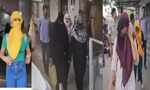 స్పా సెంటర్ పై దాడి.. 8 మంది మహిళలు అరెస్ట్