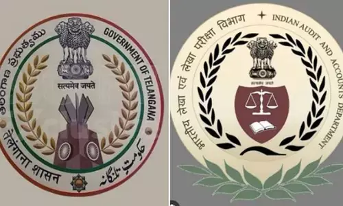 తెలంగాణ అధికారిక చిహ్నం వివాదం! (CAG) కాగ్ లోగోను కాపీ చేశారు?