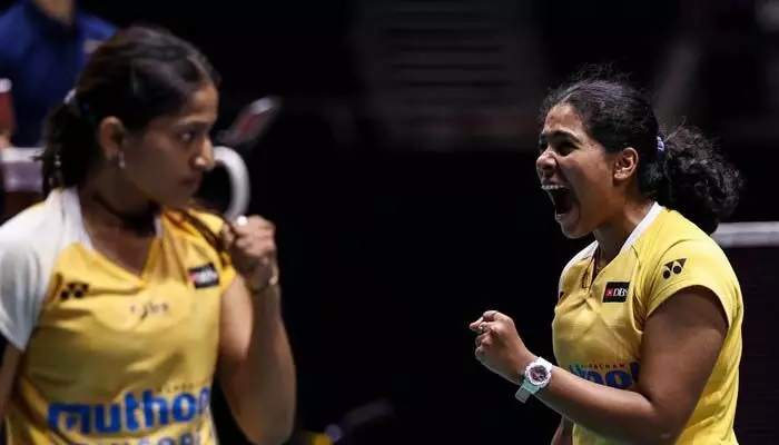 Macau Open 2024 :సెమీస్కు గాయత్రి జోడీ.. క్వార్టర్స్లో శ్రీకాంత్ ఔట్ Macau Open 2024 :సెమీస్కు గాయత్రి జోడీ.. క్వార్టర్స్లో శ్రీకాంత్ ఔట్