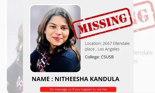 అమెరికాలో హైదరాబాద్ యువతి మిస్సింగ్