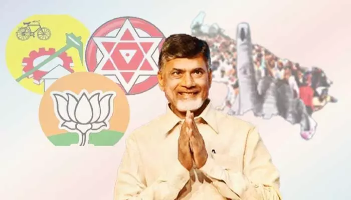 2024 Election Results: ఏపీలో కూటమి ఘన విజయం.. సీఎంగా చంద్రబాబు సరికొత్త రికార్డు.. 2024 Election Results: ఏపీలో కూటమి ఘన విజయం.. సీఎంగా చంద్రబాబు సరికొత్త రికార్డు..