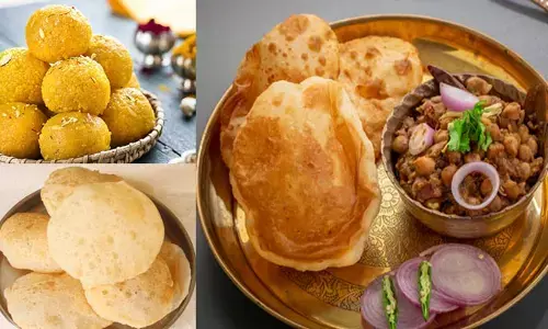 Trending: బీజేపీ కార్యాలయంలో పూరీ, లడ్డు.. కాంగ్రెస్ ఆఫీసులో చోలే భటుర్, ఢిల్లీలో సంబరాలు షురూ!