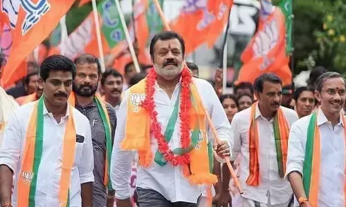 కేరళలో బోణి కొట్టిన బీజేపీ.. స్టార్ హీరో సురేష్  ఘన విజయం