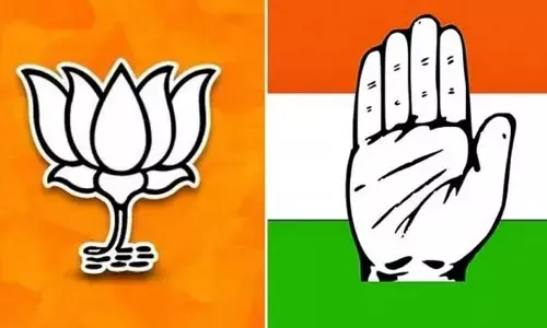 కాంగ్రెస్, బీజేపీ.. ఫిఫ్టీ.. ఫిఫ్టీ.. మారిన పొలిటికల్ సీన్