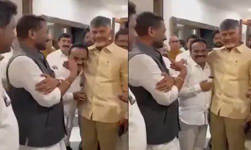 చంద్రబాబుతో తెలంగాణ బీజేపీ ఎంపీల భేటీ!.. గొడం నగేష్ తో చంద్రబాబు చమత్కారం