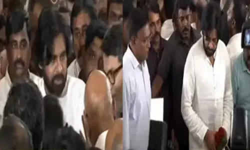 Ramoji Rao: రామోజీరావు భౌతికకాయానికి పవన్ కల్యాణ్ నివాళులు