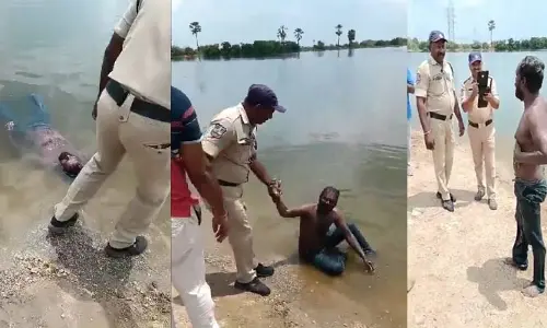 బిర్యానీ బీర్ తాగినవా ఏంది..? ఐదు గంటలు నీటిలోనే మనిషి.. కానీ బతికాడు!