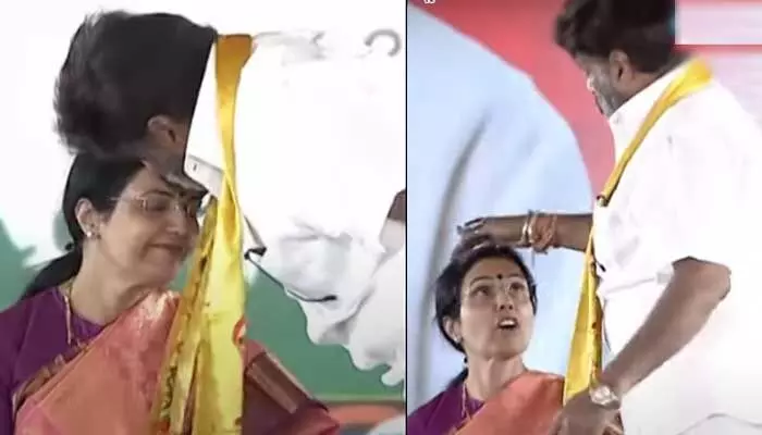 Balakrishna: సోదరిపై బాలయ్య ఆప్యాయత.. Balakrishna: సోదరిపై బాలయ్య ఆప్యాయత..