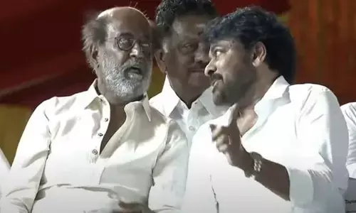 చిరు-రజినీ మధ్య ఆసక్తికర సంభాషణ.. నేను దండం పెట్టానని పవన్ పిండం పెట్టాడంటున్న చిరు.. ఎవరికి పెట్టారంటే?