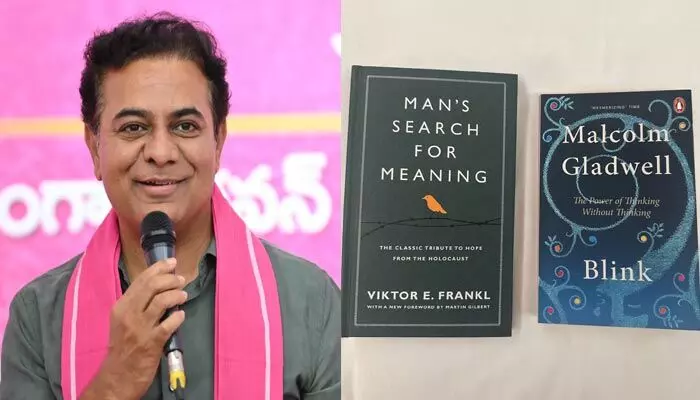 KTR BOOKS: అర్థం కోసం మనిషి అన్వేషణ.. కేటీఆర్ చదువుతున్న బుక్స్ ఇవే.. KTR BOOKS: అర్థం కోసం మనిషి అన్వేషణ.. కేటీఆర్ చదువుతున్న బుక్స్ ఇవే..