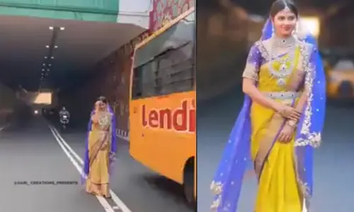 Viral Video: వీళ్ల ఫొటోల పిచ్చి తగలెయ్యా.. నడి రోడ్డు మధ్యలో ఫోటో షూట్