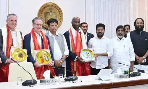 సీఎం రేవంత్‌తో లాక్‌హీడ్ మార్టిన్ కంపెనీ టీమ్ భేటీ