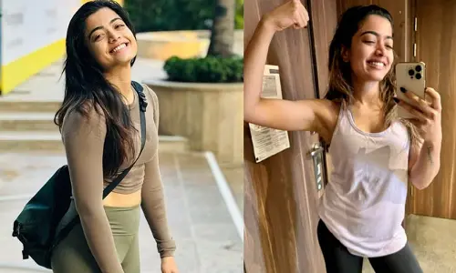 రష్మిక లేటెస్ట్ పిక్స్ చూసి షాక్ అవుతున్న అభిమానులు.. జిమ్ లో అవేం పనులు?