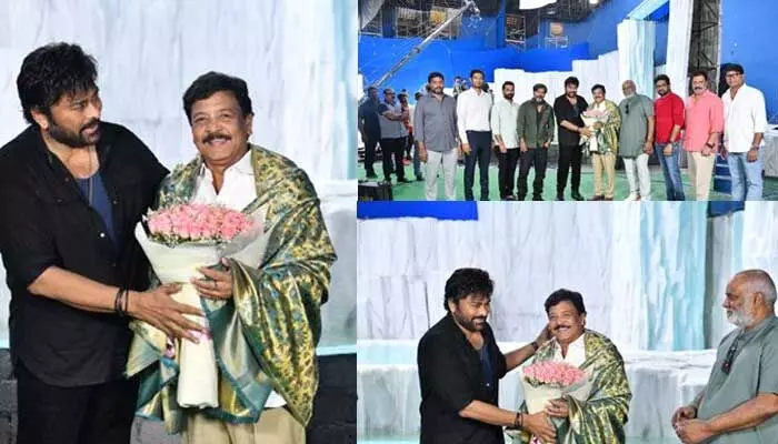 megastar Chiranjeevi: ఏపీ సినిమాటోగ్రఫీ మంత్రికి చిరంజీవి శుభాకాంక్షలు.. megastar Chiranjeevi: ఏపీ సినిమాటోగ్రఫీ మంత్రికి చిరంజీవి శుభాకాంక్షలు..
