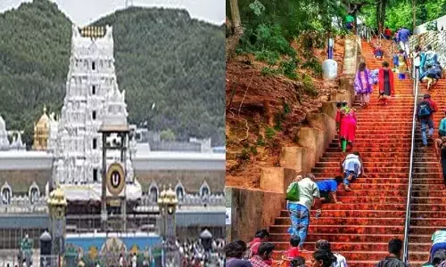 Tirumala: శ్రీవారి మెట్ల మార్గంలో భక్తుల ఇక్కట్లు..