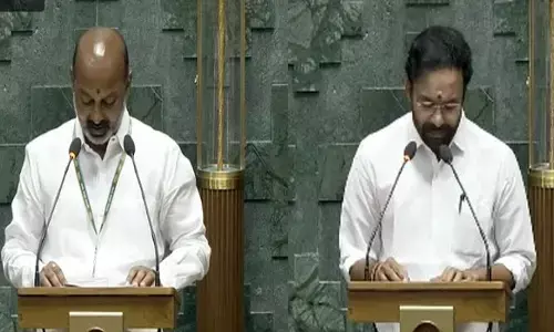 లోక్ సభలో తెలుగు ఎంపీల ప్రమాణస్వీకారం.. తెలుగులో ప్రమాణం చేసిన కిషన్ రెడ్డి, బండి