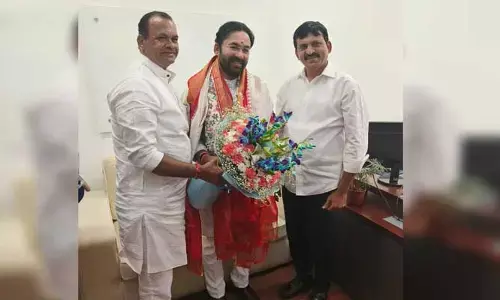 కేంద్రమంత్రి కిషన్ రెడ్డిని కలిసిన తెలంగాణ మంత్రులు!