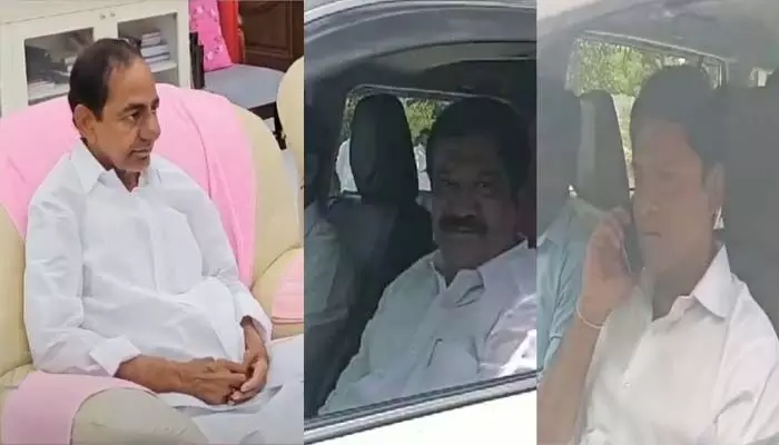 బీఆర్ఎస్ ఎమ్మెల్యేలకు కేసీఆర్ సీక్రెట్ మెసేజ్.. ఫామ్ హౌస్ లో విడతల వారీగా భేటీల వెనక మతలబు అదేనా? బీఆర్ఎస్ ఎమ్మెల్యేలకు కేసీఆర్ సీక్రెట్ మెసేజ్.. ఫామ్ హౌస్ లో విడతల వారీగా భేటీల వెనక మతలబు అదేనా?