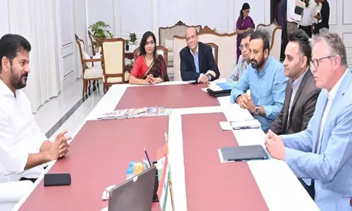 సీఎం రేవంత్ రెడ్డితో నోకియా జర్మనీ బృందం భేటీ