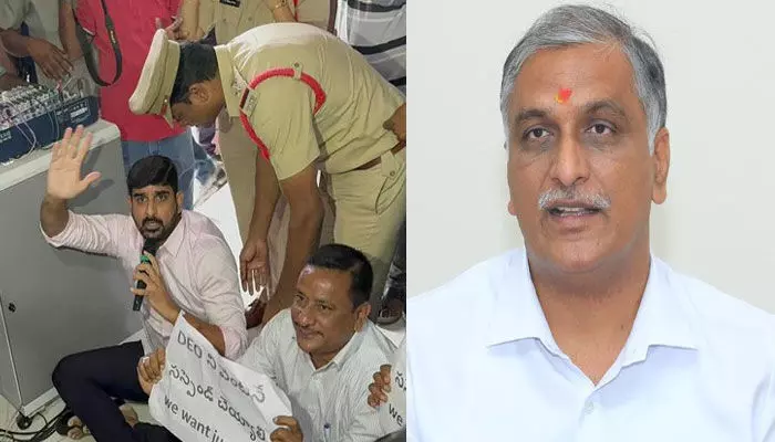 ప్రజా పాలన అంటే ఇదేనా?.. కాంగ్రెస్ ప్రభుత్వం పై బీఆర్ఎస్ నేత హరీష్ రావు ఫైర్ ప్రజా పాలన అంటే ఇదేనా?.. కాంగ్రెస్ ప్రభుత్వం పై బీఆర్ఎస్ నేత హరీష్ రావు ఫైర్
