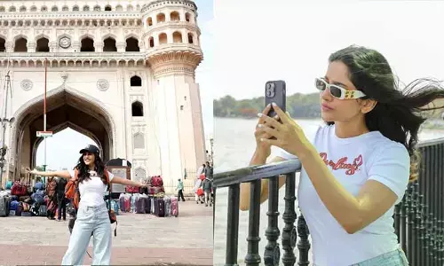 హైదరాబాద్‌లో ఇస్మార్ట్ బ్యూటీ సందడి.. ఫోటోలు వైరల్