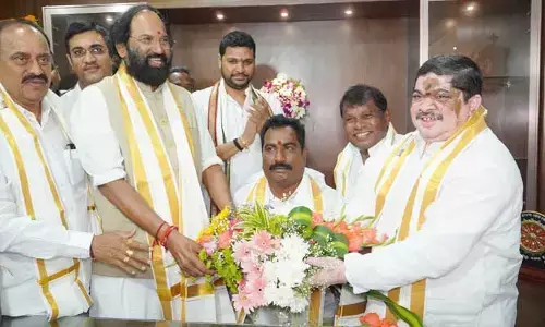 తెలంగాణ రాష్ట్ర ఆయిల్ సీడ్స్ కార్పొరేషన్ చైర్మన్‌గా బాధ్యతలు స్వీకరించిన జంఘ రాఘవ రెడ్డి